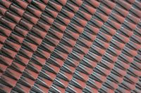 Tetto plastica tegole rosse