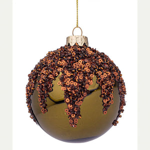 Sfera vetro prize verde d80