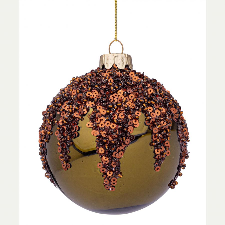 Sfera vetro prize verde d80