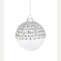 Sfera vetro jewel iridescente d80