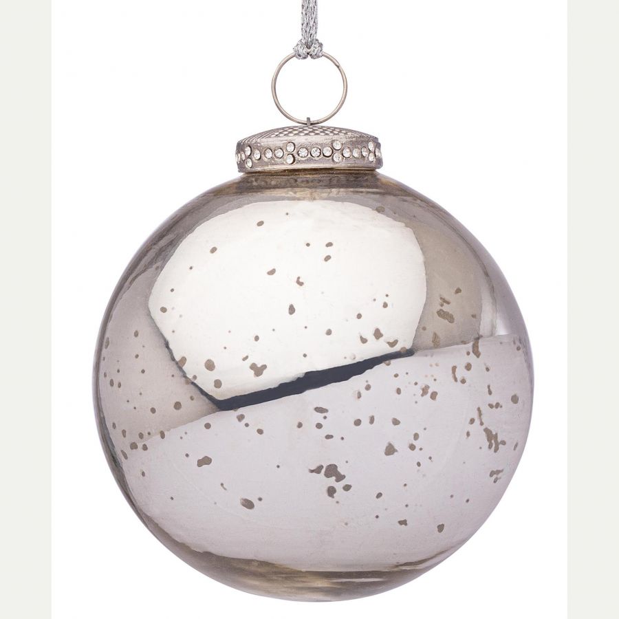 Sfera vetro elegantia oro d100