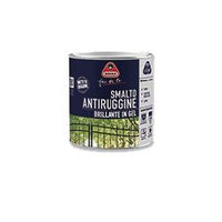 Smalto antiruggine brillante in gel marrone 0,5 l