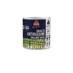 Smalto antiruggine brillante in gel marrone 0,5 l