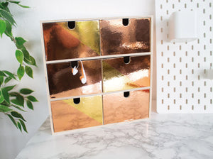 Plastica adesiva d-c-fix 45x150 cm met oro rosa lucido