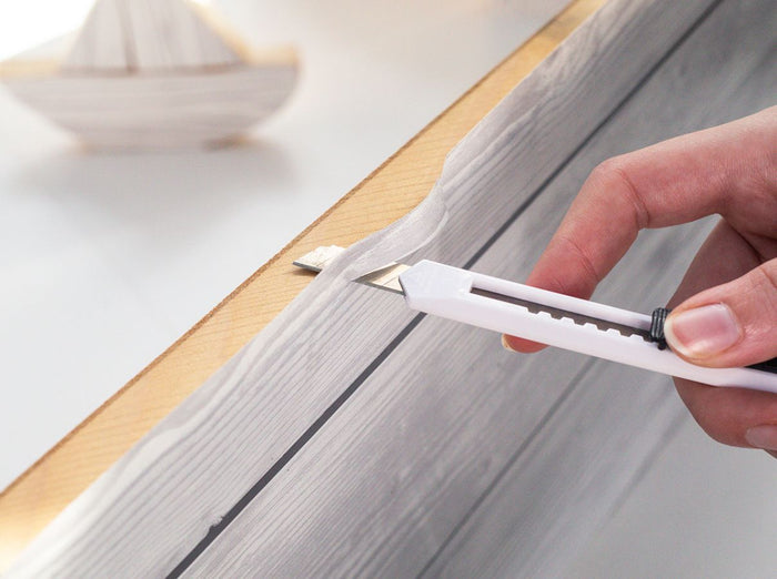 Plastica adesiva d-c-fix cm 45x200 bianco effetto legno