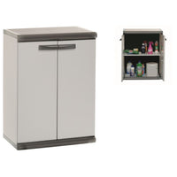 MOBILETTO DA ESTERNO BASIC RECYCLED H.90 2 ANTE TUTTO PIANI GRIGIO