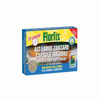 Alt larve zanzare idrosolubili formato capsule  da 15 pezzi