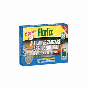 Alt larve zanzare idrosolubili formato capsule  da 15 pezzi