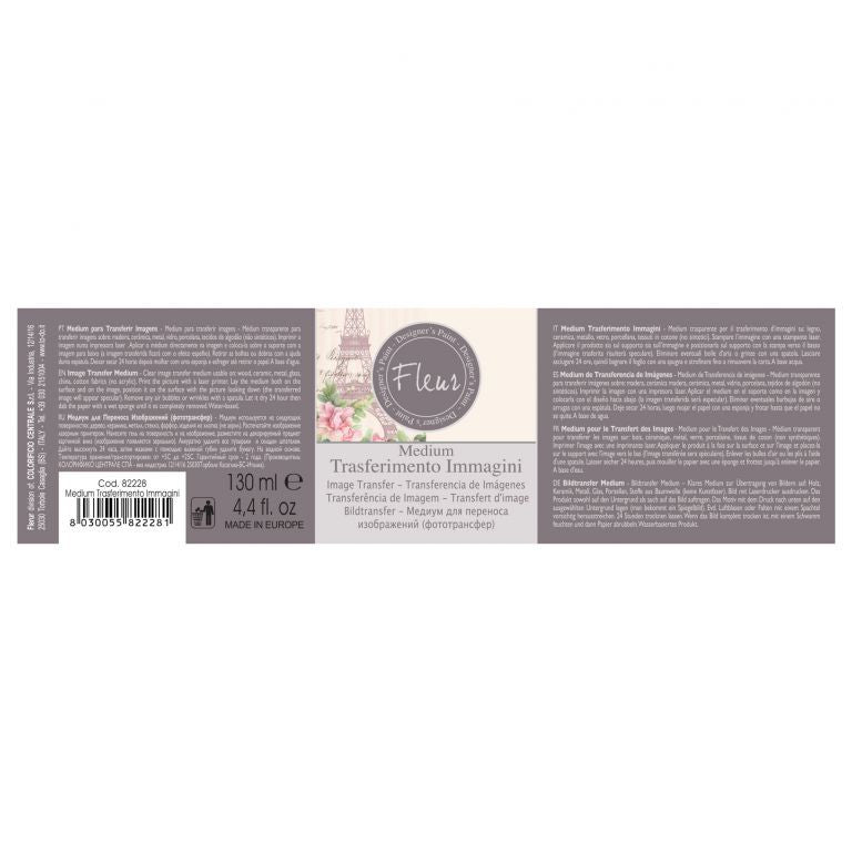 Medium trasferimento immagini - fleur 130 ml