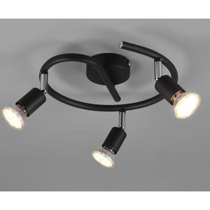 Paris girandola 3xgu10 nero (senza lamp)