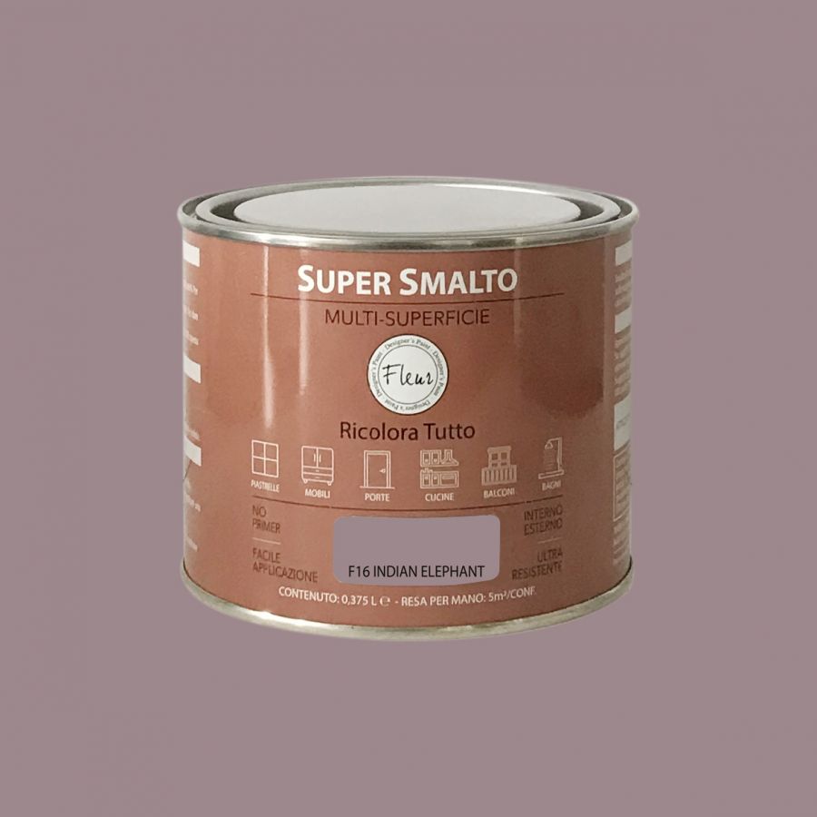 Fleur super smalto multi-superficie 375ml f16 indian elephant