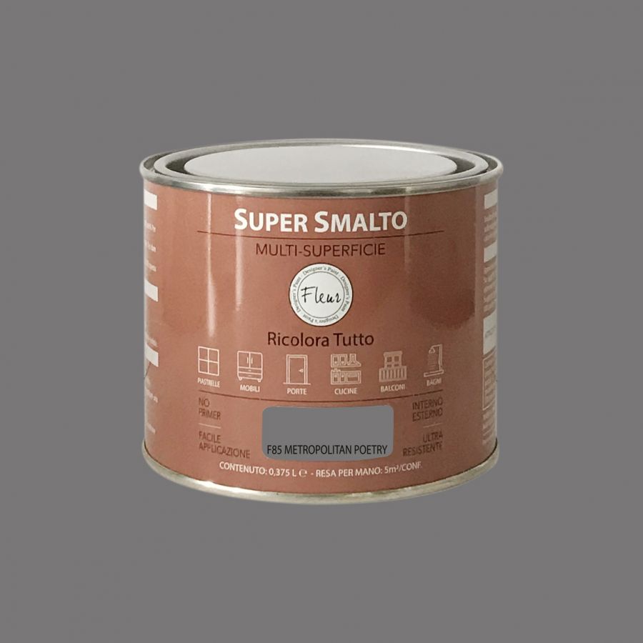 Fleur super smalto multi-superficie 375ml f85 metrop poetry