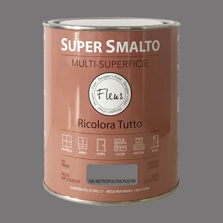 FLEUR SUPER SMALTO MULTI-SUPERFICIE 750ML F85 METROP POE