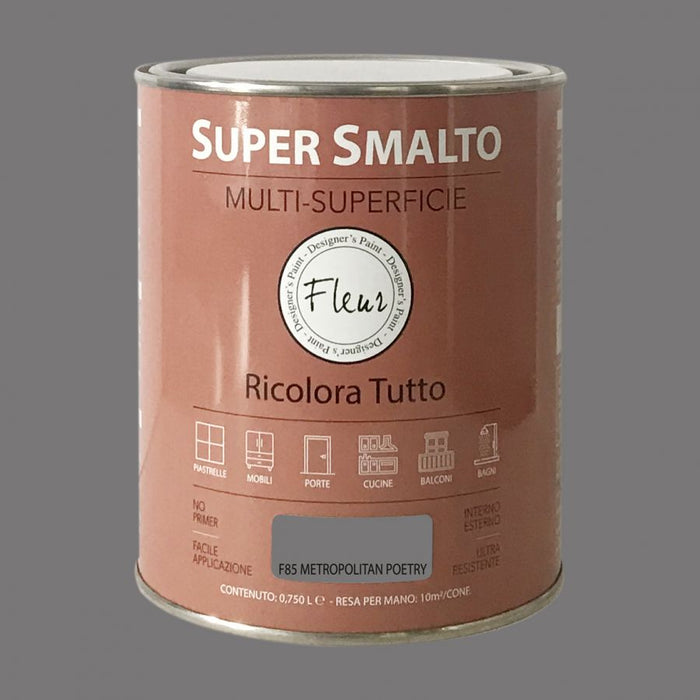 FLEUR SUPER SMALTO MULTI-SUPERFICIE 750ML F85 METROP POE