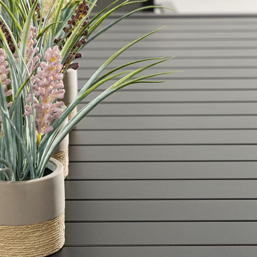 Tavolo hilde 150x80x75h cm antracite da esterno bizzotto