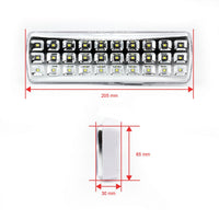 Lampada di emergenza 30 led smd batteria al litio antiblackout
