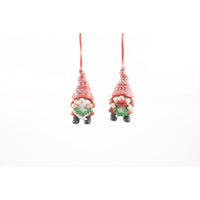 Pendente natalizio argilla morbida gnomo prezzo cad uno indicare la preferenza