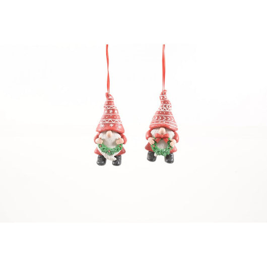 Pendente natalizio argilla morbida gnomo prezzo cad uno indicare la preferenza