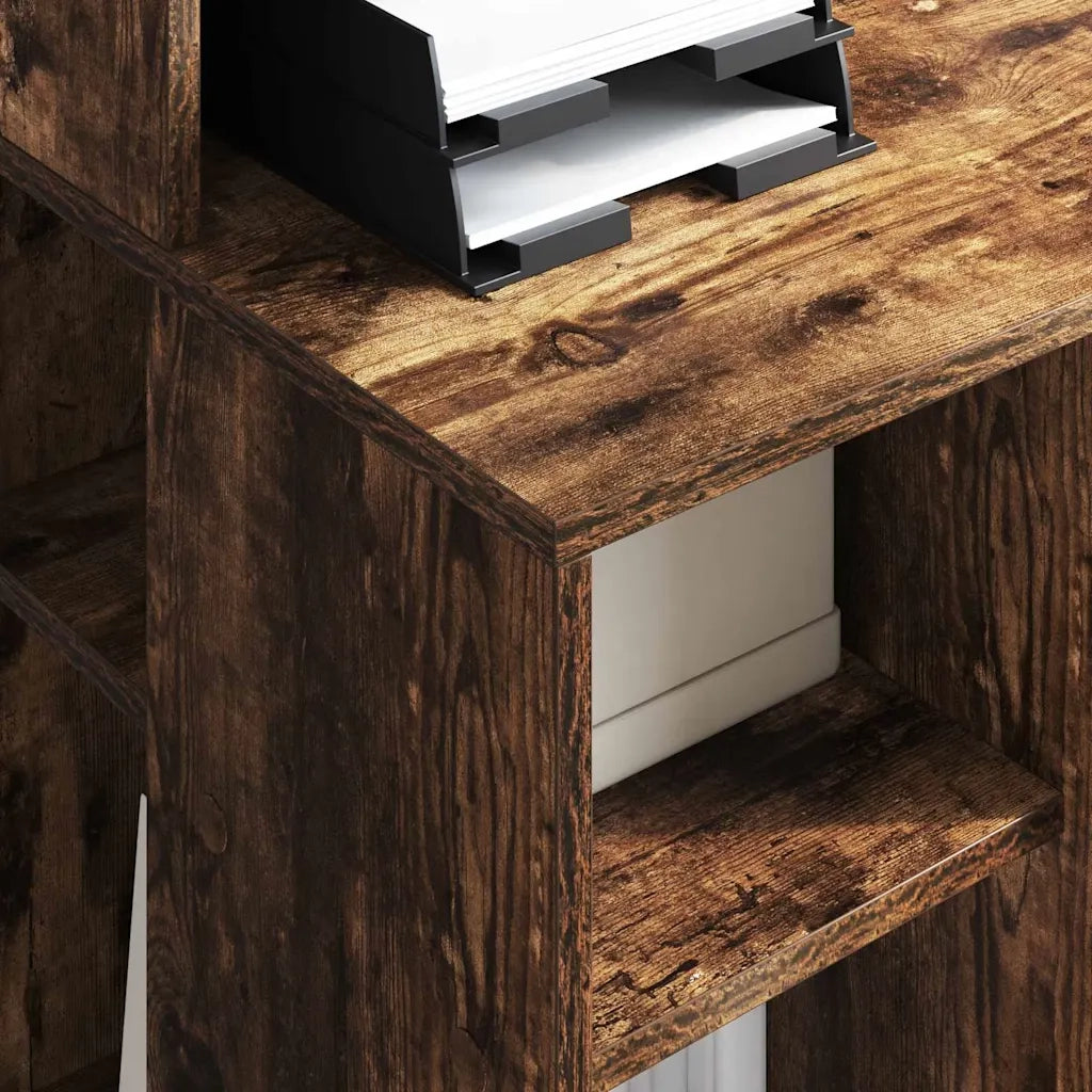 Scrivania Rovere fumé 90 x 48 x 101,5 cm Legno multistrato 869526