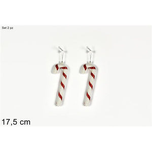 Decorazione da appendere a forma di  bastoncini set da 2 pz candy