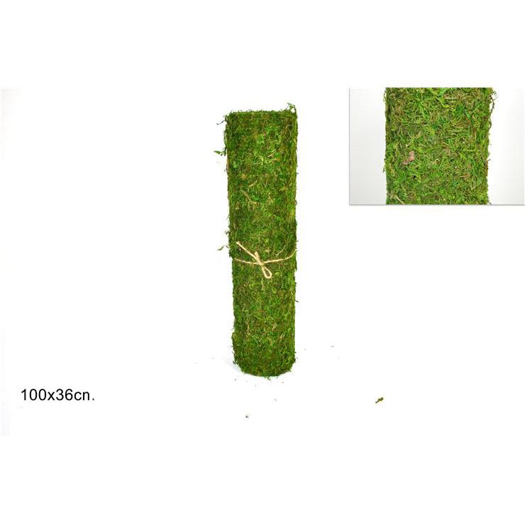 Rotolo muschio 35x100cm con adesivo