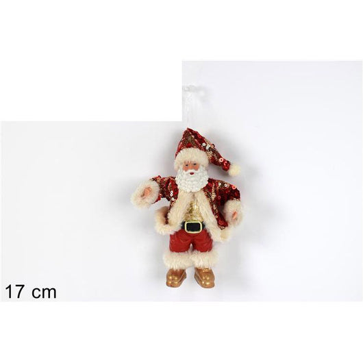 Babbo natale c/abito di paillettes