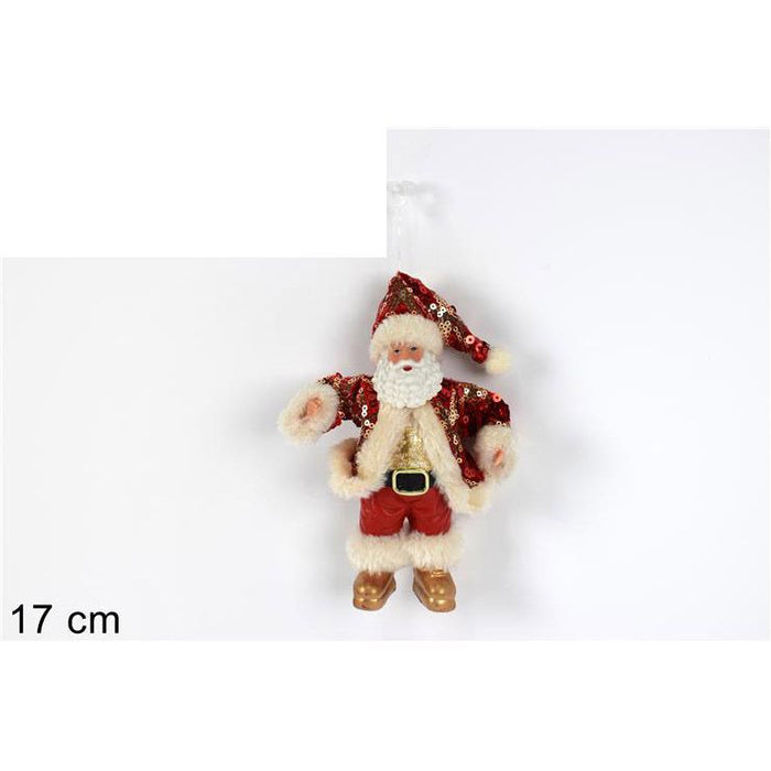 Babbo natale c/abito di paillettes