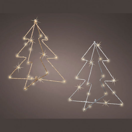 Albero di metallo con luci per interno 2ass