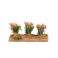 Campo di fiori rosa per presepe