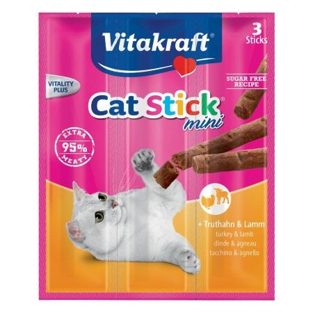 Cat-stick mini tacchino e agnello 3 pz 18 gr