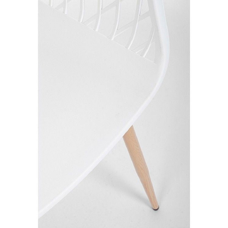 Sedia optik bianco 58x54x44-85.5h cm