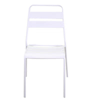 Sedia in metallo rovigo bianca