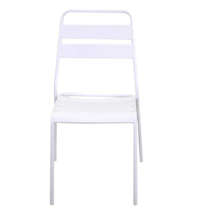 Sedia in metallo rovigo bianca