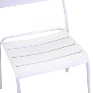 Sedia in metallo rovigo bianca