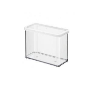 Contenitore premium rettangolare (trasparente guarnizione bianca) 2,1 lt. loft b