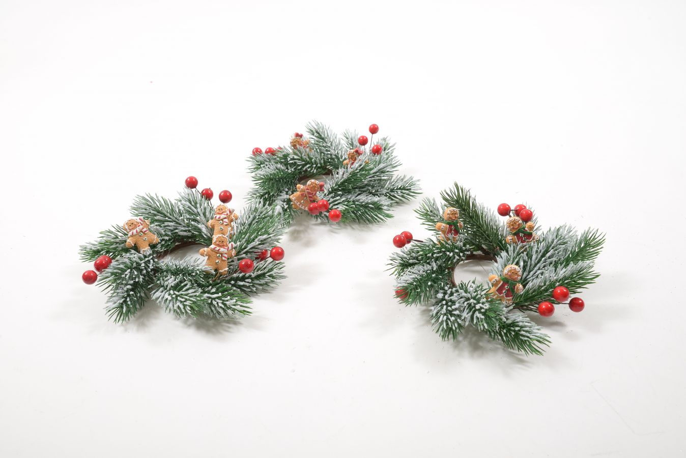 Girocandela "gingerbread" diam.18xh.5 cm assortito indicare modello