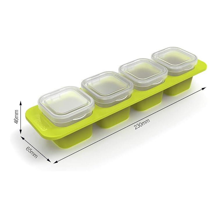 Mini contenitori per il freezer domino horizont blu