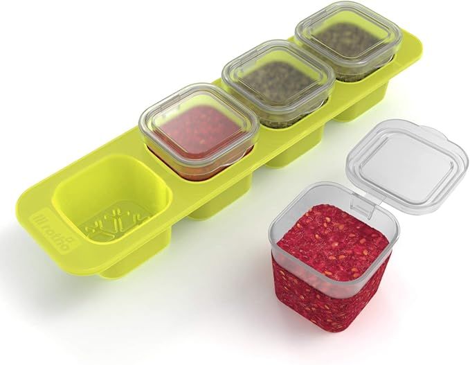 Mini contenitori per il freezer domino horizont blu