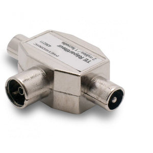 Partitore a t blindato 2 uscite 2 maschio 1 femmina