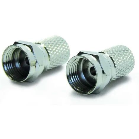 2 spine tipo f da avvitare per cavi da 3,6