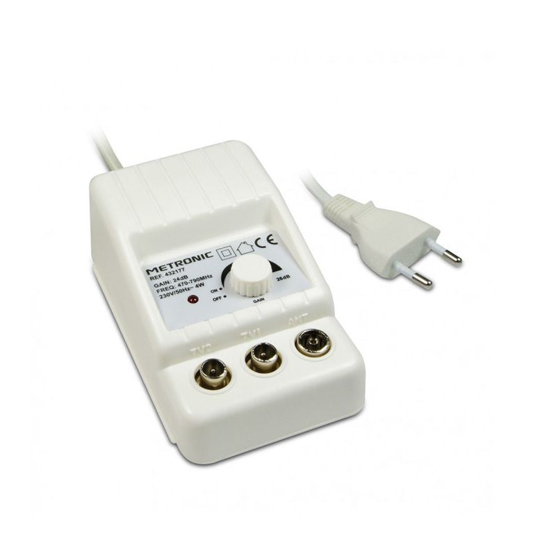 Amplificatore 24 db 2 uscite tv 9,52