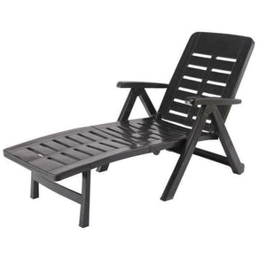 Lettino smeraldo antracite