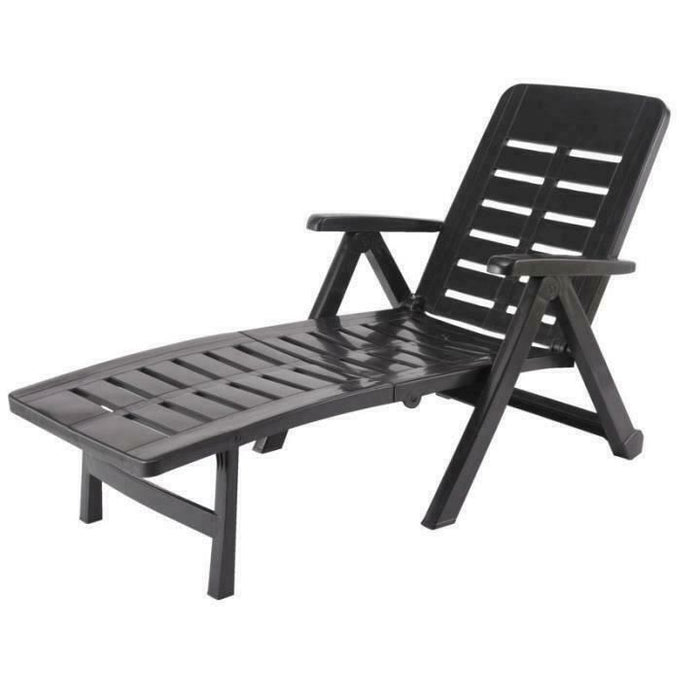 Lettino smeraldo antracite