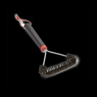 Spazzola a t 30 cm con setole in acciaio weber