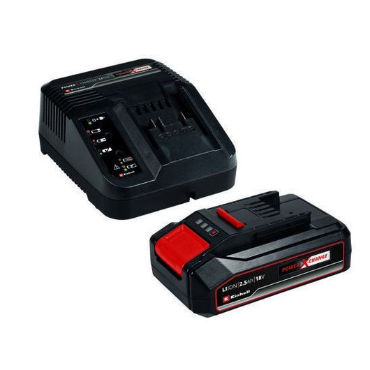 Starter kit batteria+caricabatteria einhell 18v 2.5 ah accessori pxc