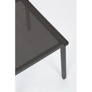 Sedia hilde antracite in alluminio da esterno