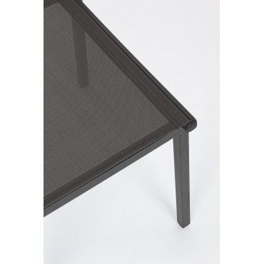 Sedia hilde antracite in alluminio da esterno