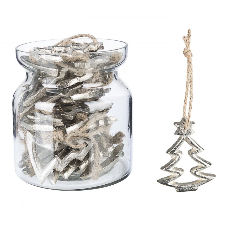 Pendaglio silvery pino argento 5x5 h cm prezzo caduno