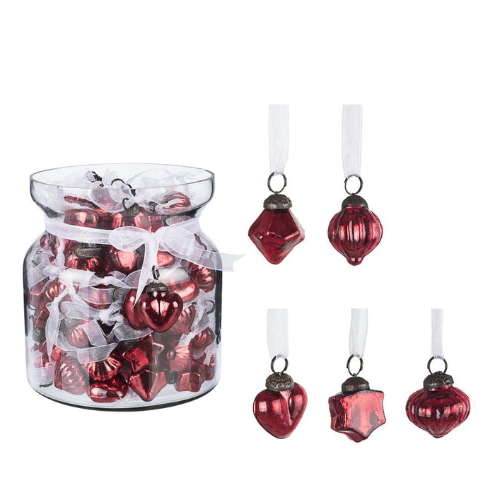 Pendaglio vetro lively rosso  diametro5 cm prezzo caduno, indicare il modello