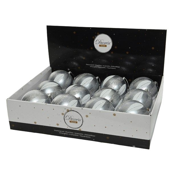 Pallina fronzolo foglia argento d 10 cm prezzo caduno